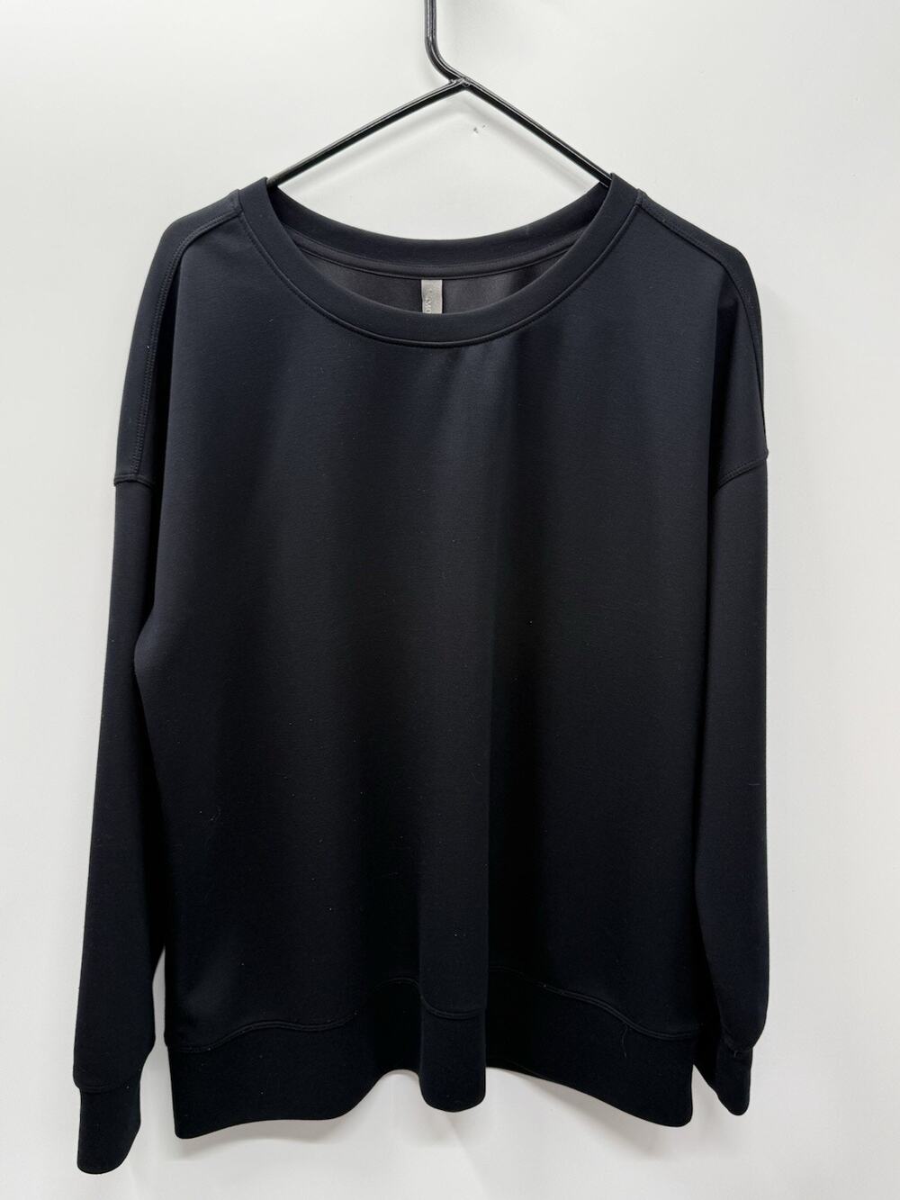 Mondetta XL Black Crewneck Sweatshirt Long Sleeve Stretch Pullover Athleisure